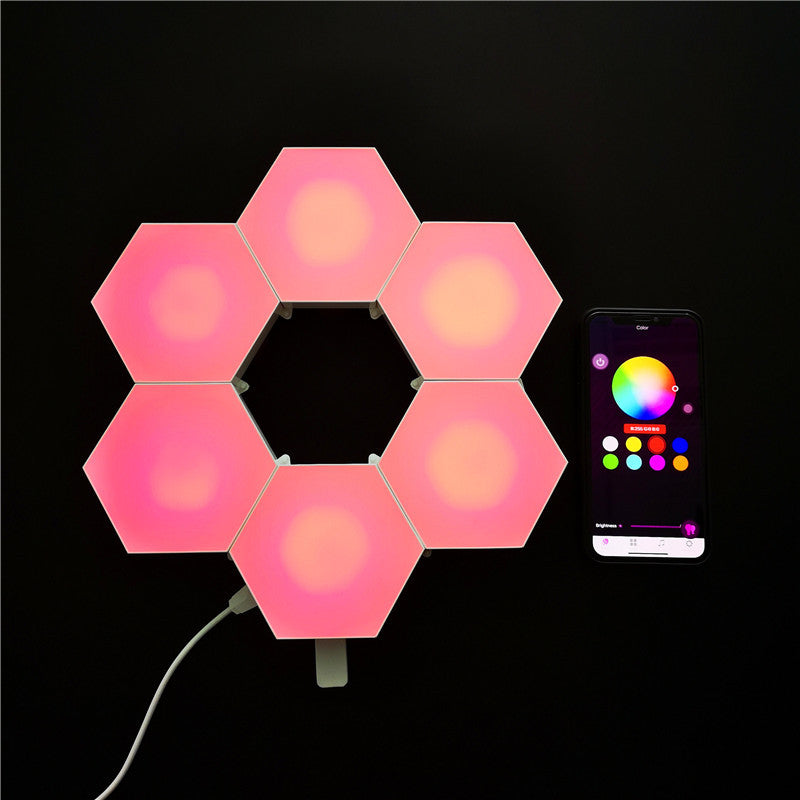 Hexagon Honeycomb Tile Quantum Touch Lights